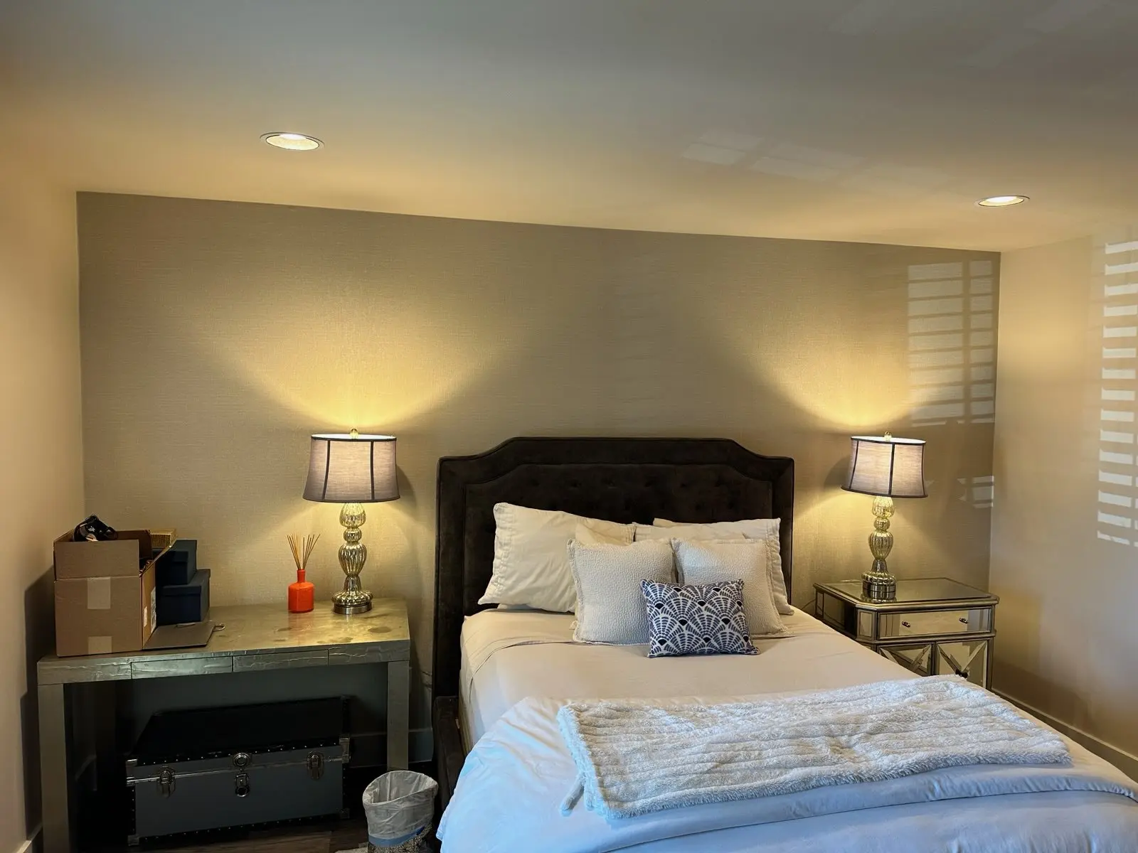Residential wallpaper installation