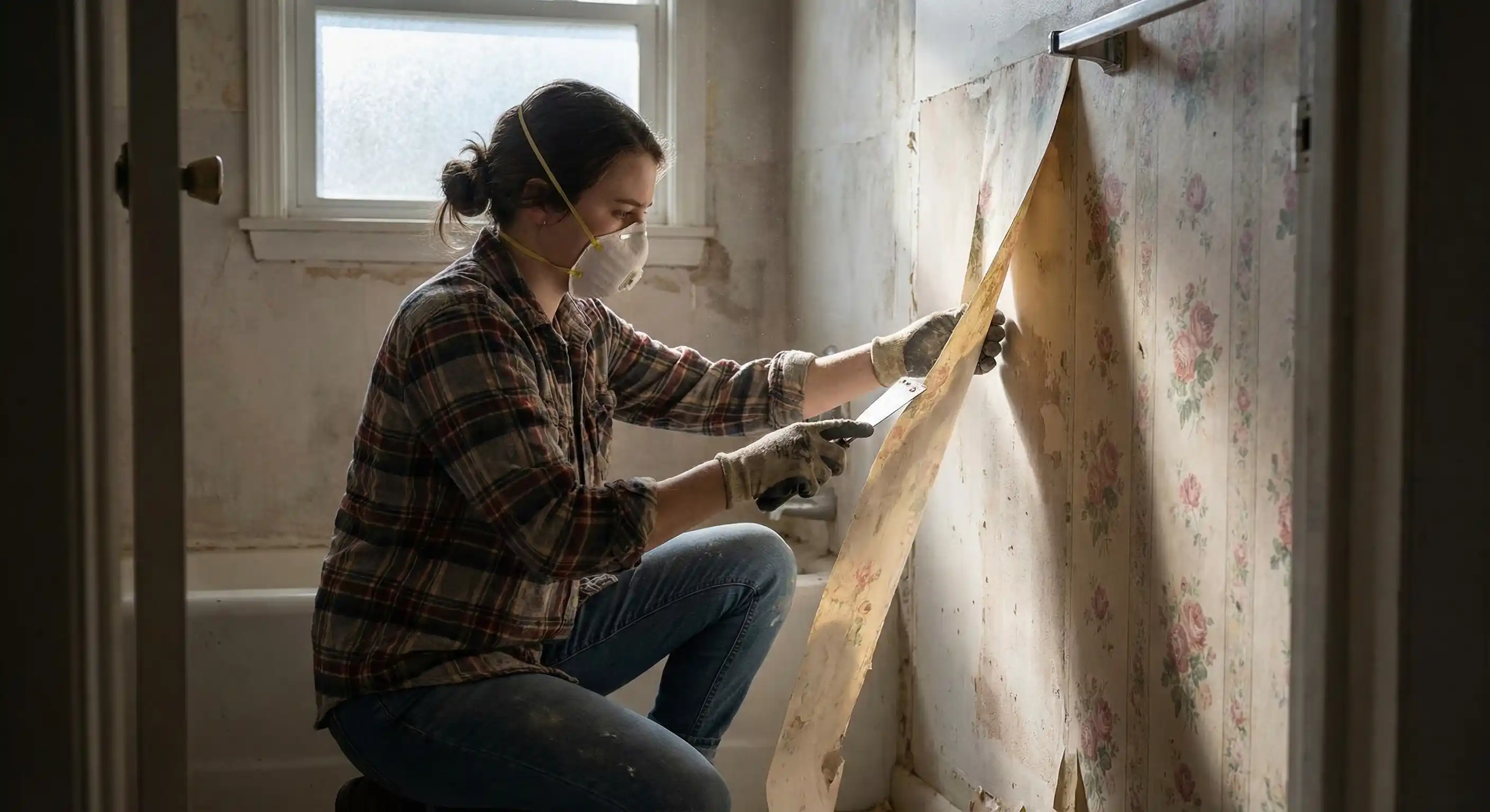 Professional wallpaper removal