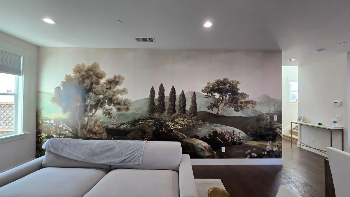 Brooklyn Park wallpaper installation