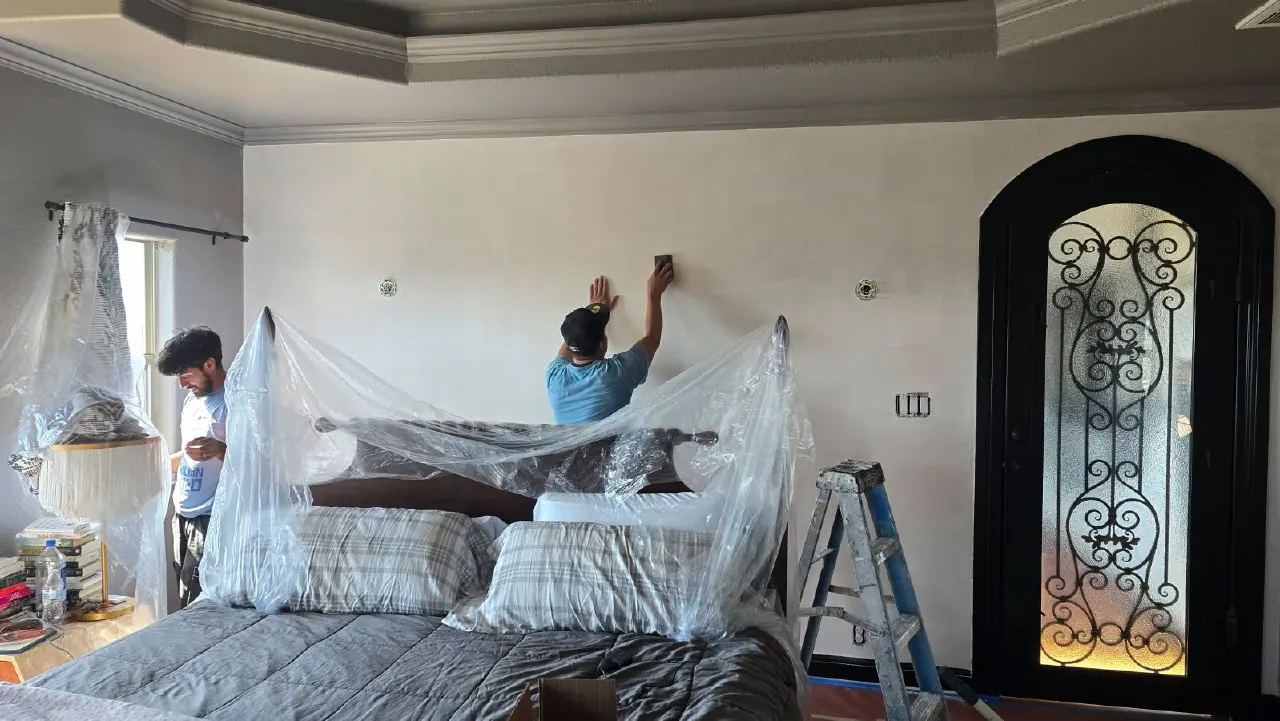 Professional wallpaper removal process