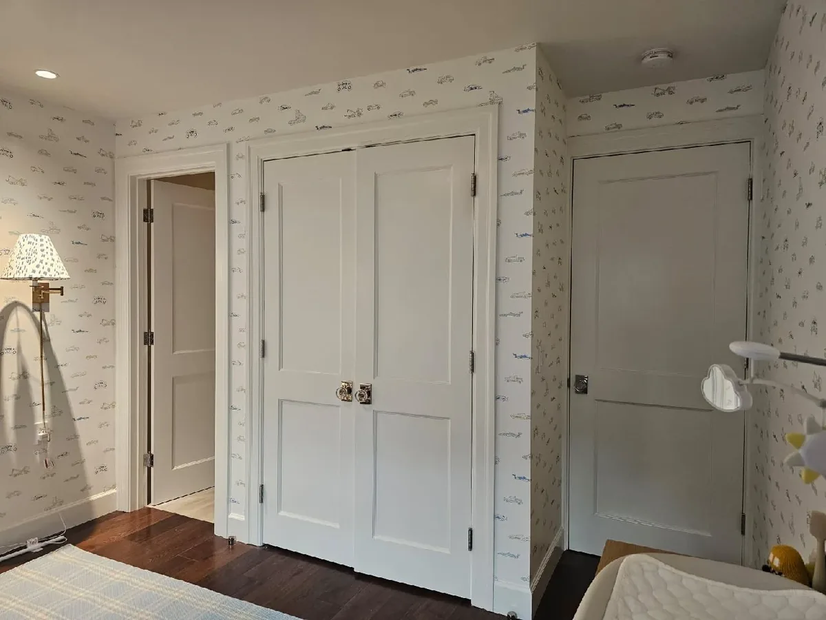 Wallpaper installation project in Brooklyn Park
